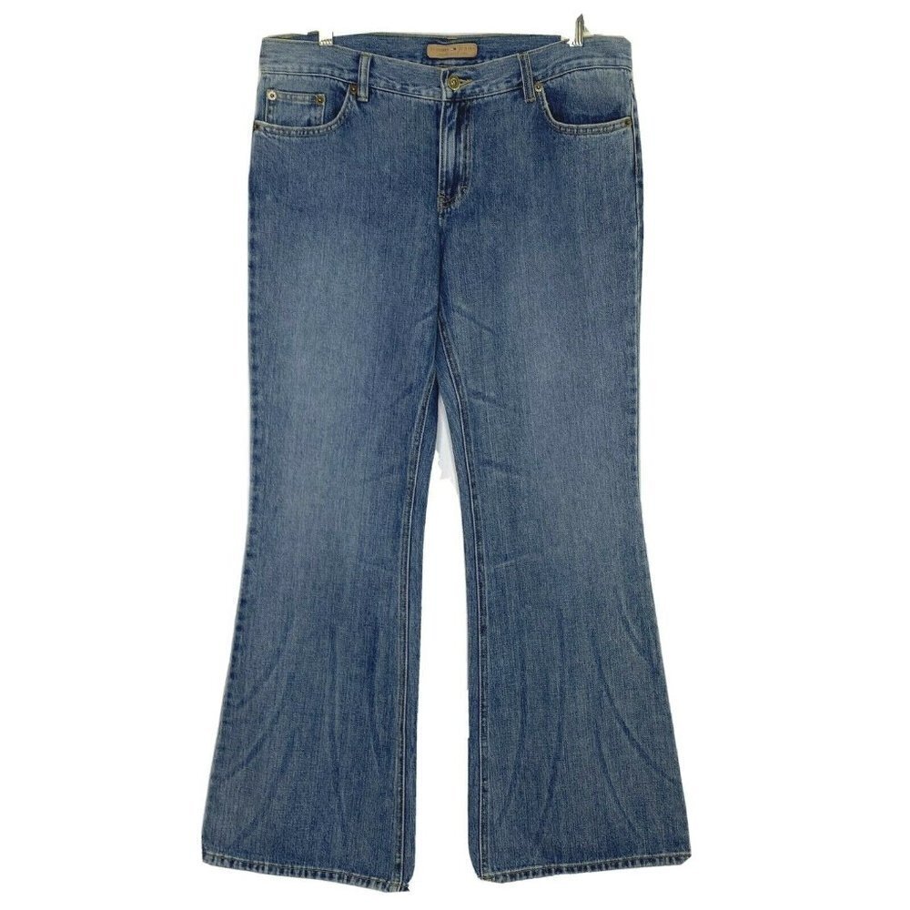 Tommy Junior Women's size 11 Boot Cut Blue Jeans size 34 x 31